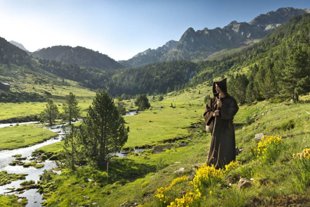 Recreació fotografica d'en Guilhem Belibasta al Pla de Boet