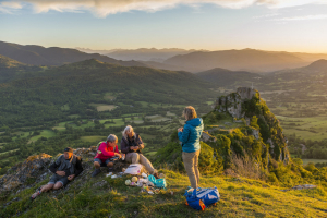 Posta de sol al Castell de Rocafixada_ Camí dels Bons Homes