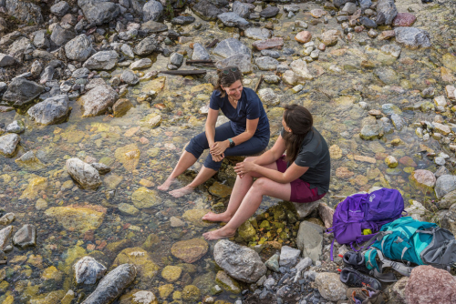 Refrescant-se a la Vall de l´Ingla, Bellver de Cerdanya