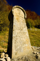 Estela del prat dels cremats Montsegur, Arièja