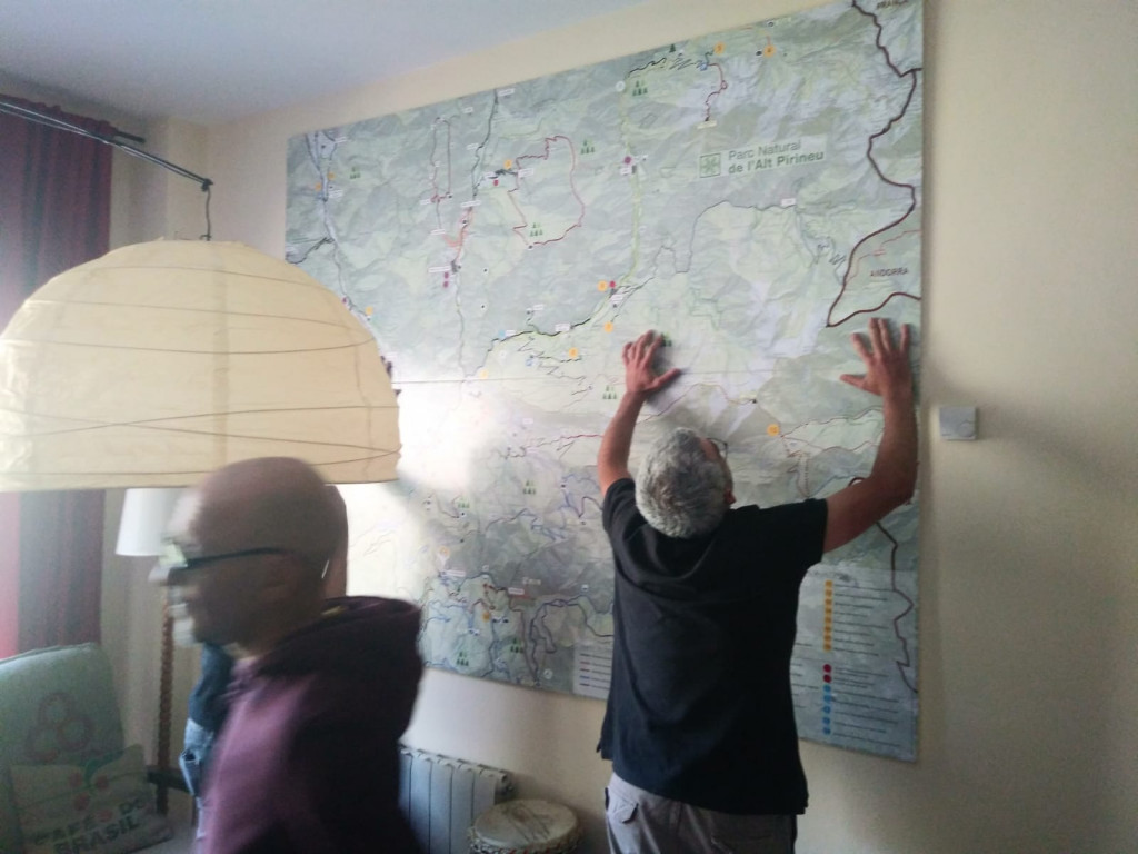 Albergue de Montenartró_Mapa