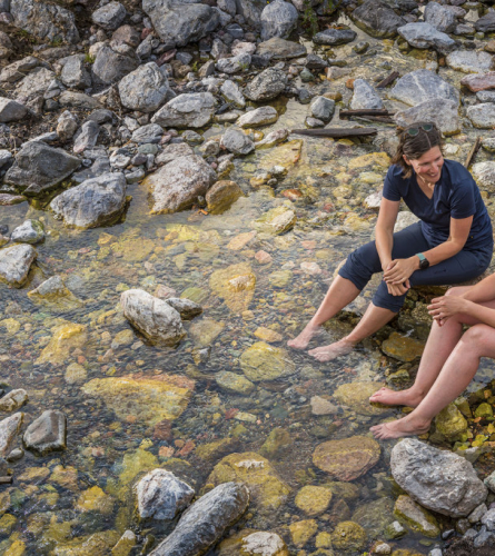 Getting refreshed in the l’Ingla Valley, Bellver de Cerdanya