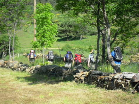 Caminant per la variant hivernal del Camí dels Bons Homes