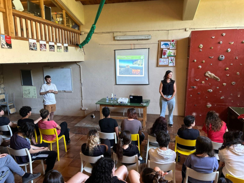 Xerrada A Valldaura amb els participants del projecte_maig2025